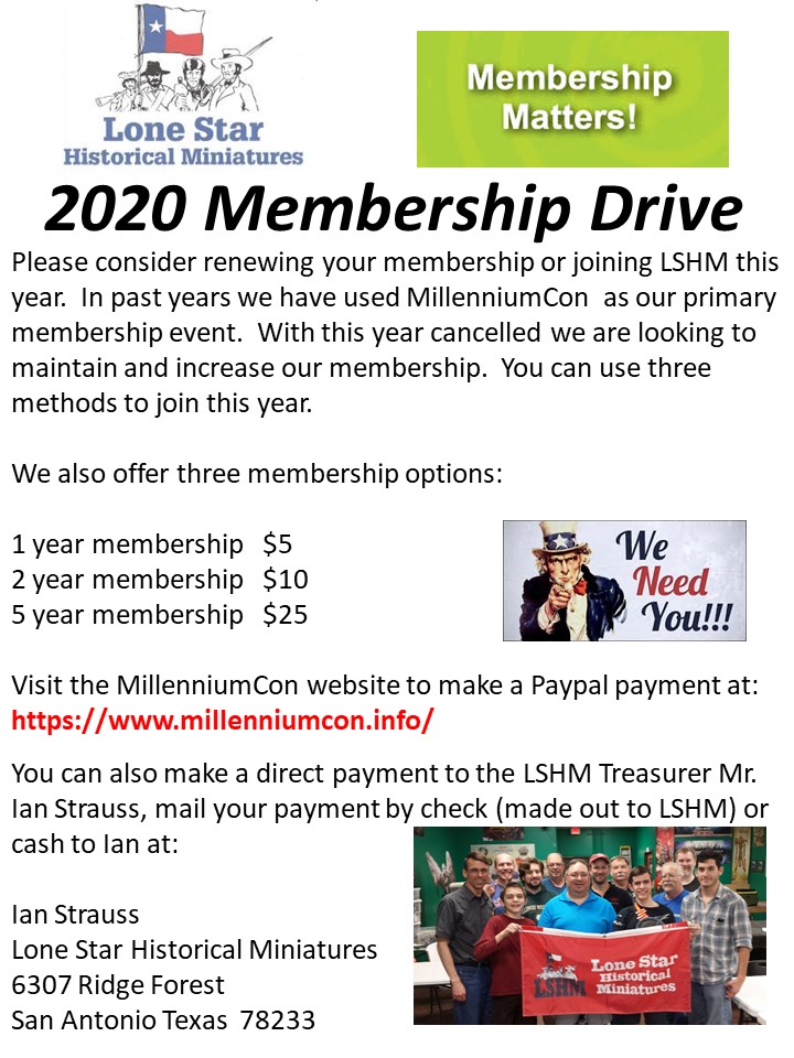 LSHM Membership Drive 2020